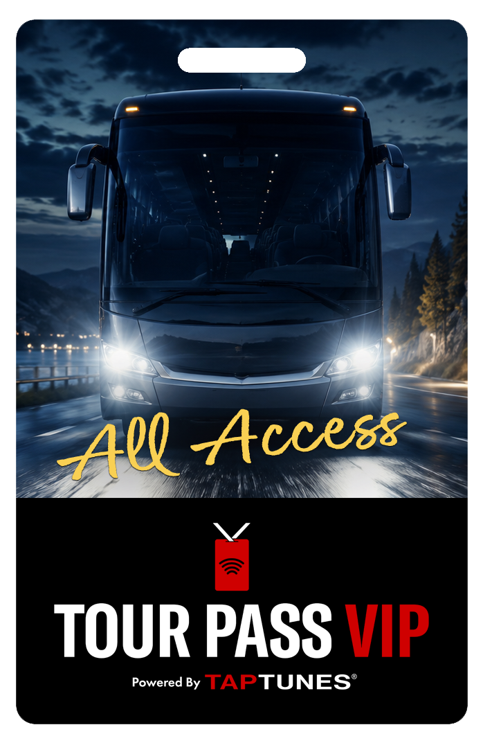 Tour Pass VIP pass front